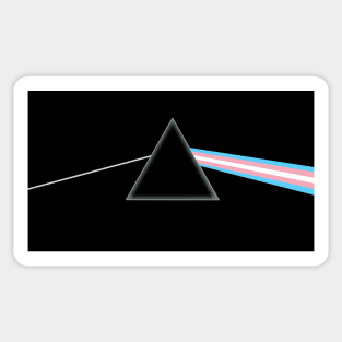 Trans Pride Side of the Moon Sticker